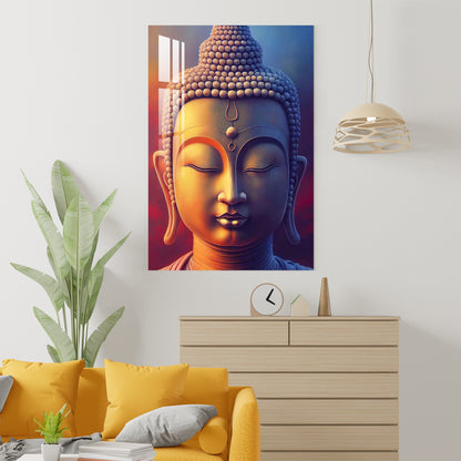 Lord Gautam Buddha Acrylic Wall Art