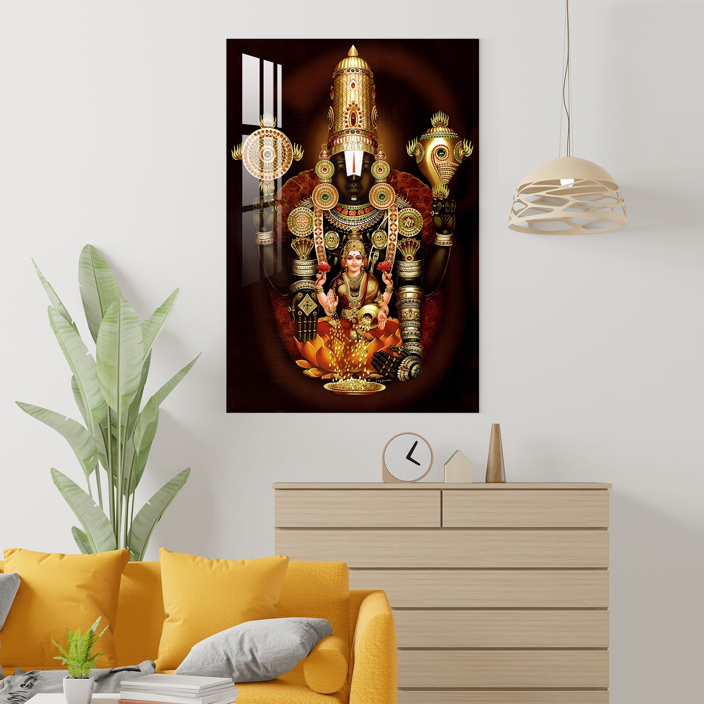 Lord Venkateswara Swamy Acrylic Wall art