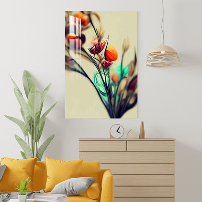 Abstract Energetic Knop Acrylic Wall Art