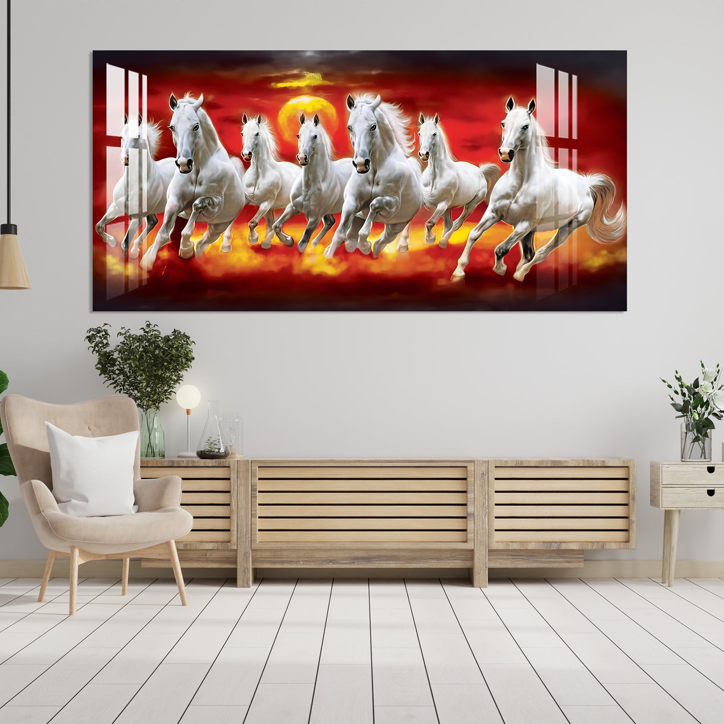 Horses of Growth Acrylic Wall Art