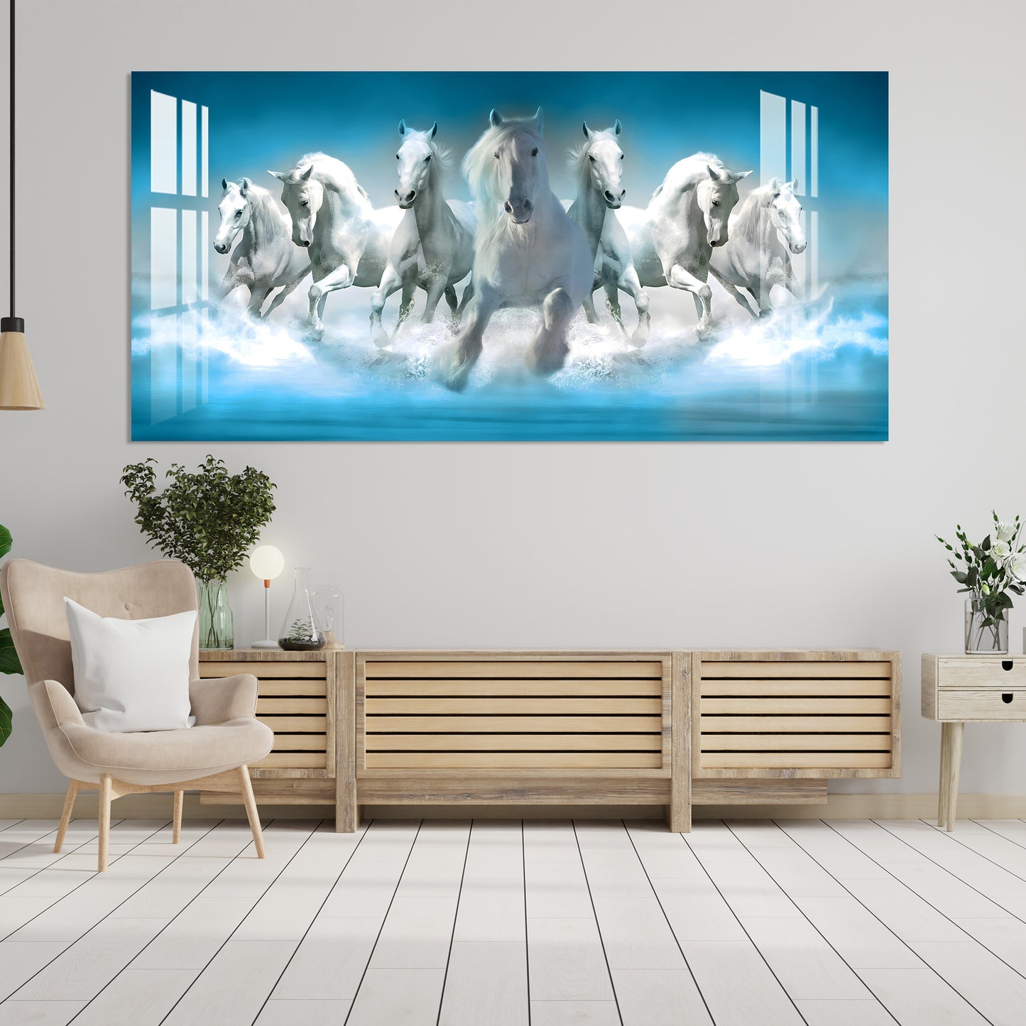 Good Fate Horses Acrylic Wall Art