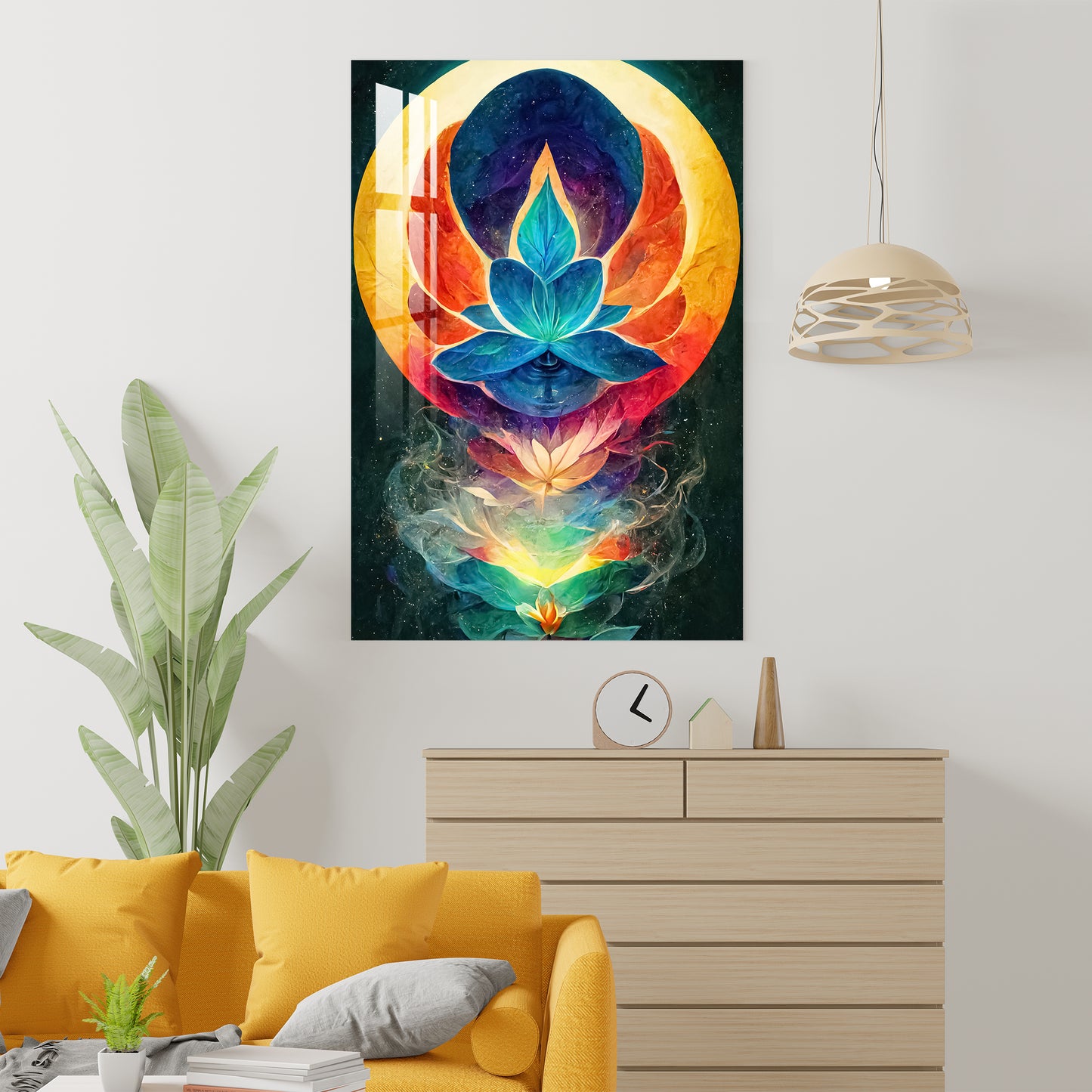 Buddhism Chakra Acrylic Wall Art