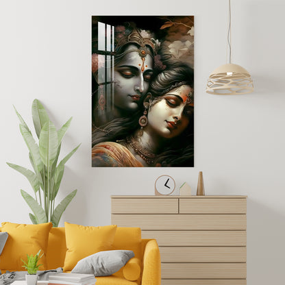 Religious Radha Krishna Acrylic Wall Art