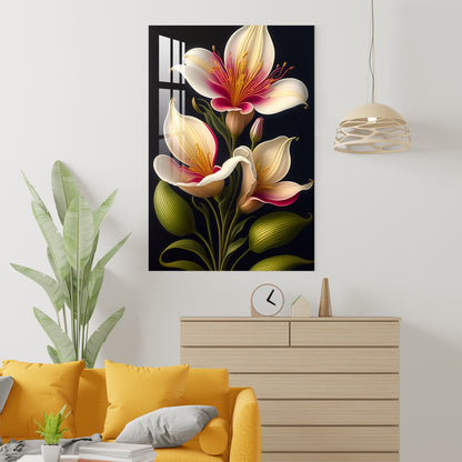 Jasmine Flower Acrylic Wall Art