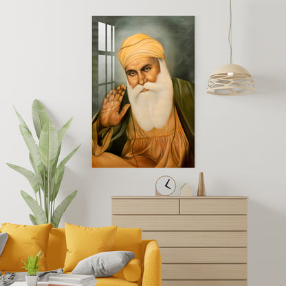 Guru Nanak Dev Ji Acrylic Wall Art