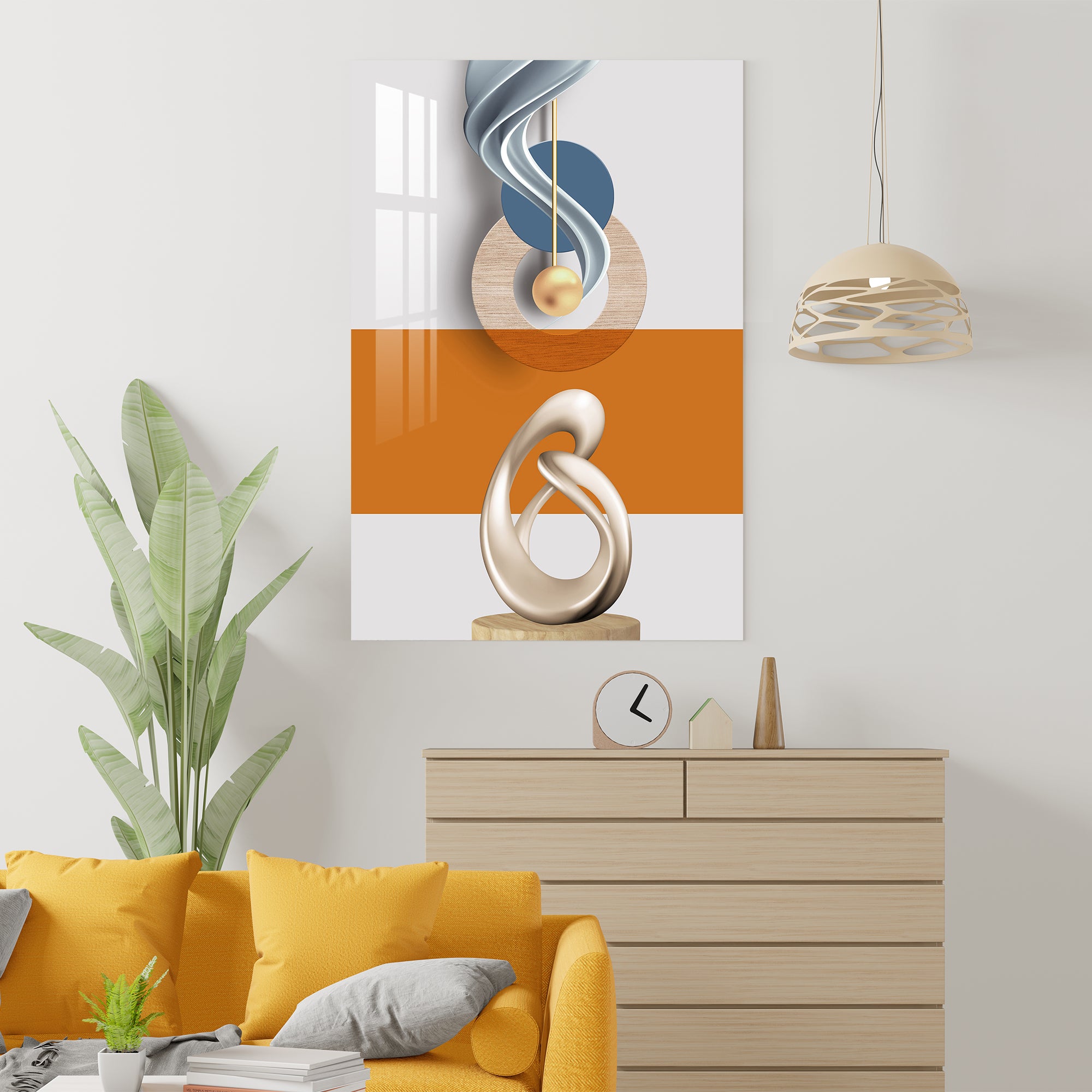 Irregular Rounds Acrylic Wall Art