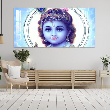 Bal Gopal Acrylic Wall Art - 23.5X11.5 Inch / 3MM