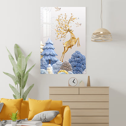 Beautiful Farm Deer Acrylic Wall Art