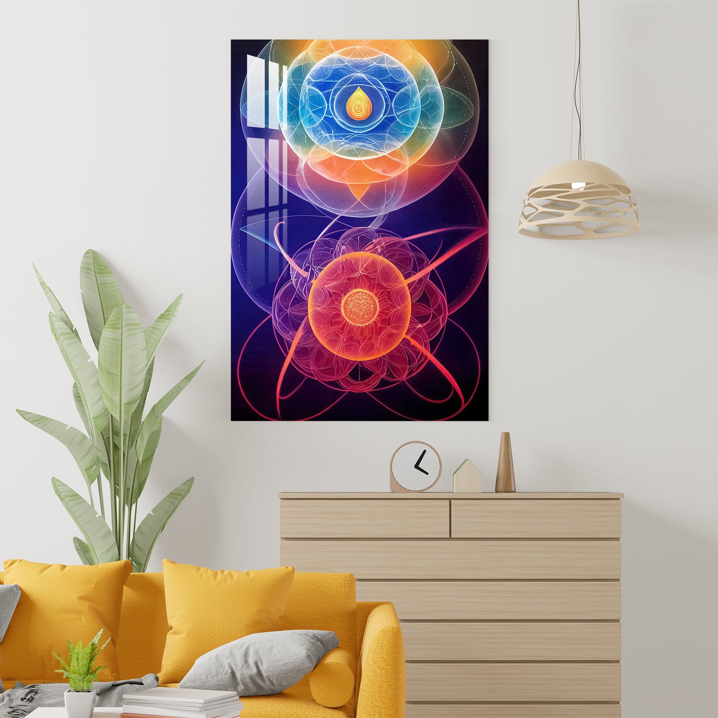 Energy Chakra Acrylic Wall Art