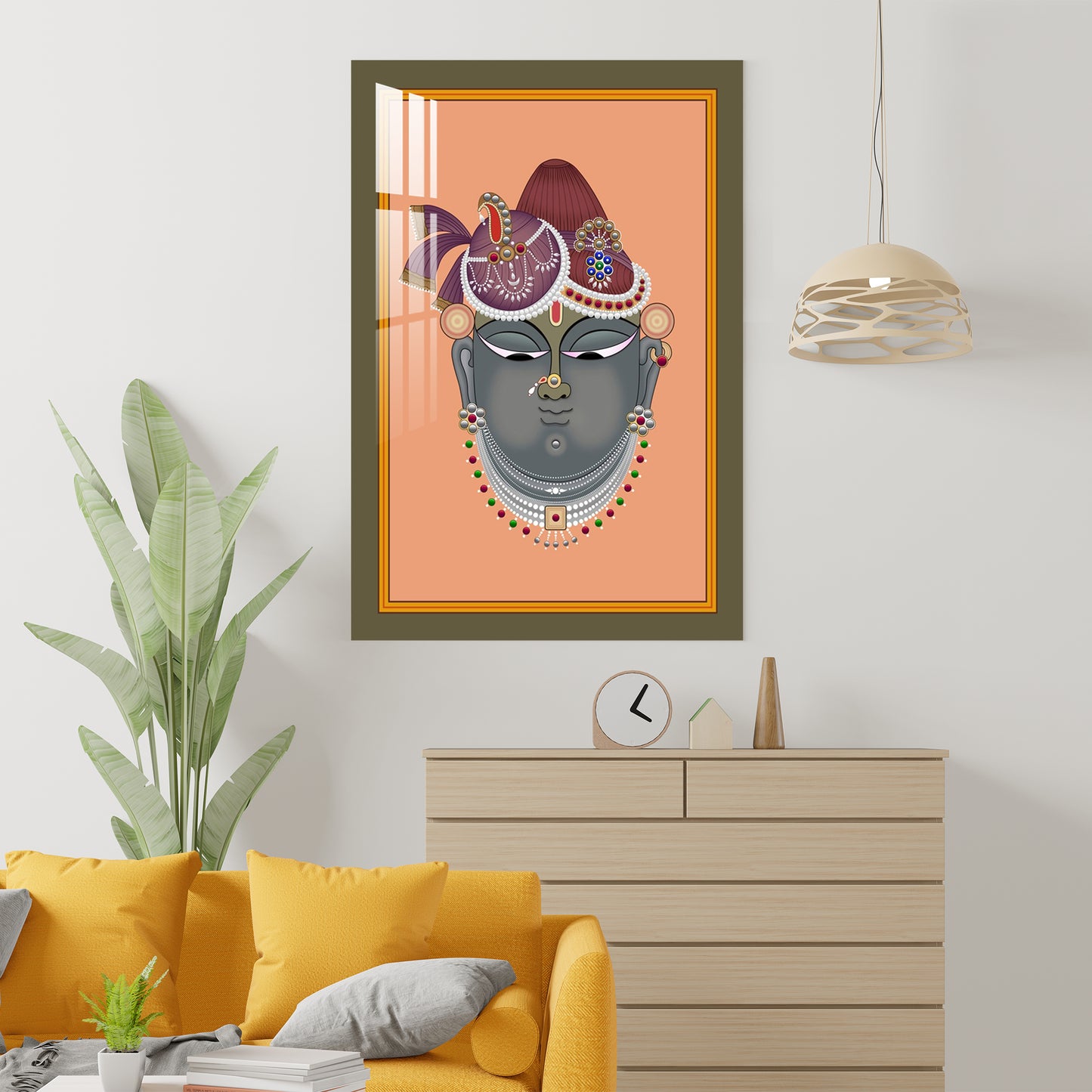 Religious Shree Nathji Acrylic Wall Art