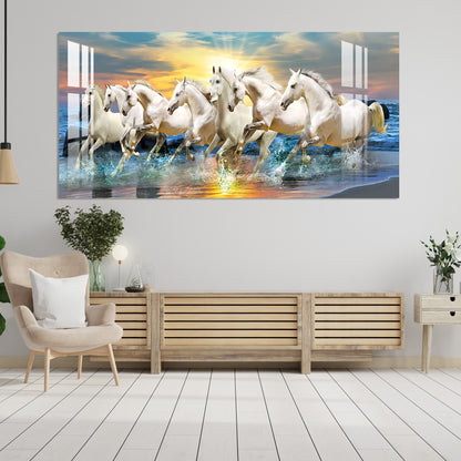 Horses of Good Luck Acrylic Wall Art