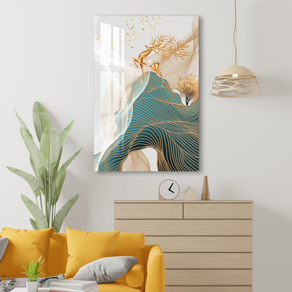 Dancing Deer Acrylic Wall Art