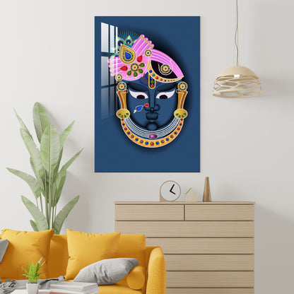 Shreenath Ji Pichwai Acrylic Wall Art