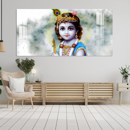 Bal Shree Krishna Acrylic Wall Art