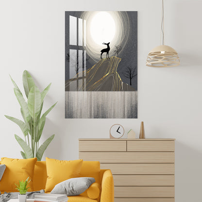 Full Moon Night Acrylic Wall Art