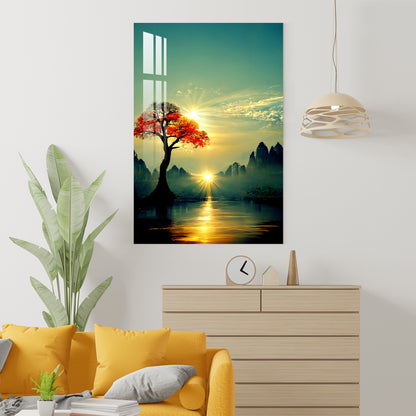 Serene Morning Acrylic Wall Art