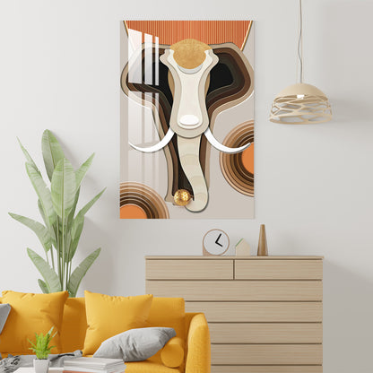 Elephant Mural Acrylic Wall Art