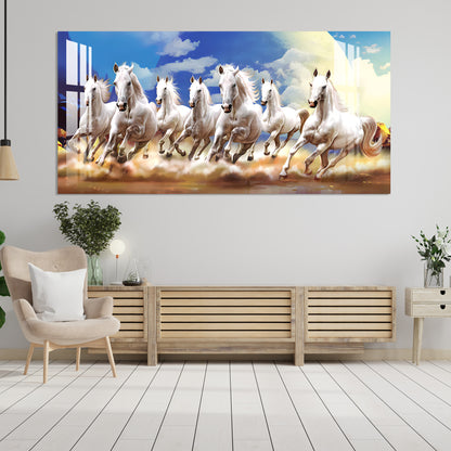 Horses of Best Wishes Acrylic Wall Art