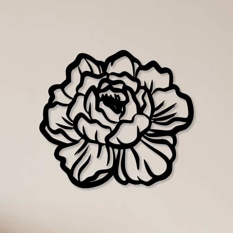 Rose Flower Metal Wall Art