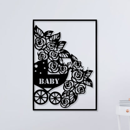 Baby Gift Metal Wall Art