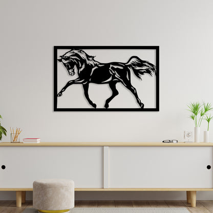 Dancing Horse Metal Wall Art