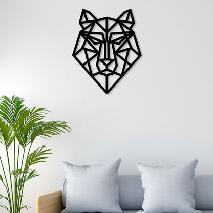 Tiger Face Metal Wall Art 