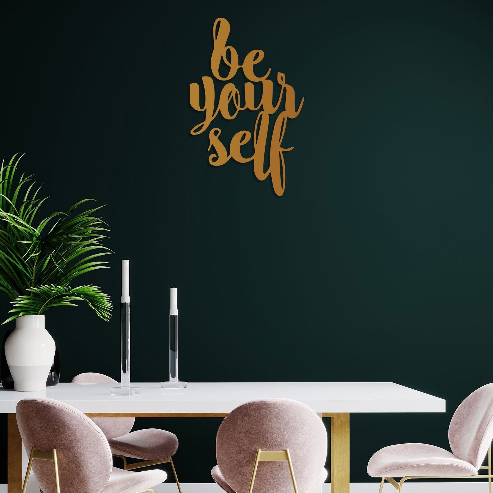 Be Your Self Metal Wall Art 4