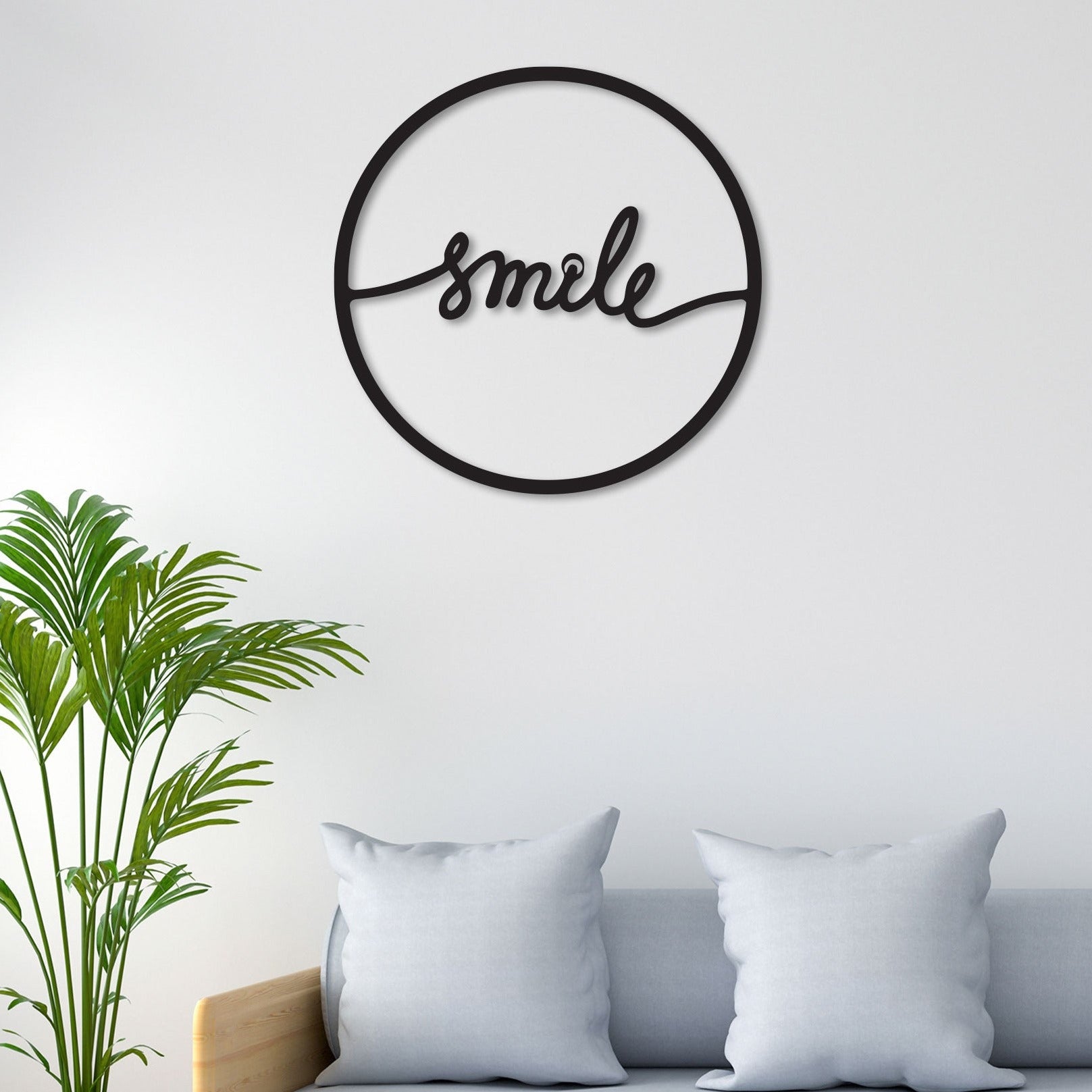 Attractive Smile Metal Wall Art 3