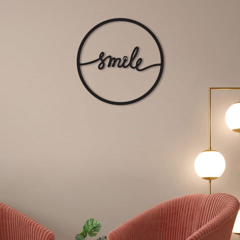 Attractive Smile Metal Wall Art