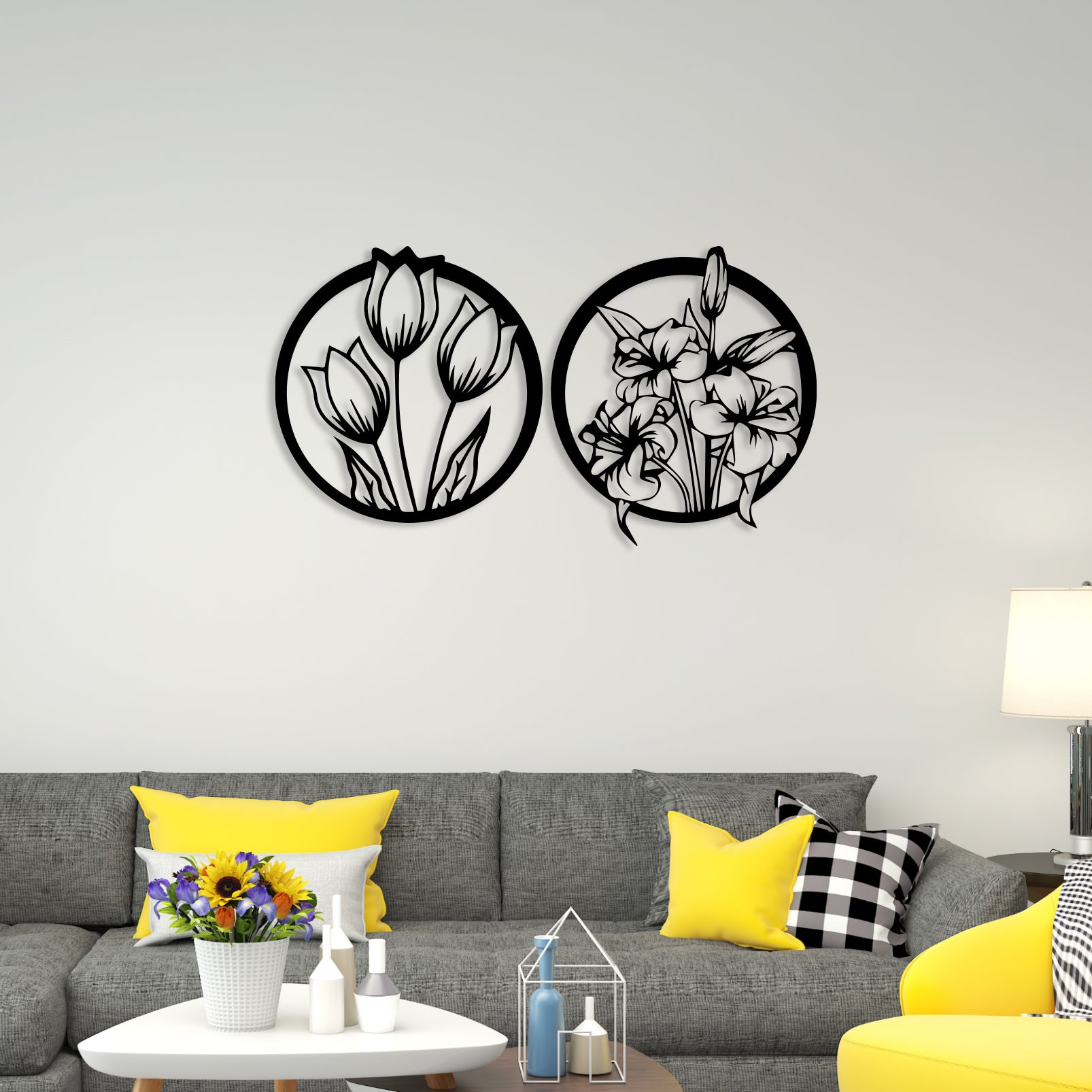 Lotus Metal Wall Art