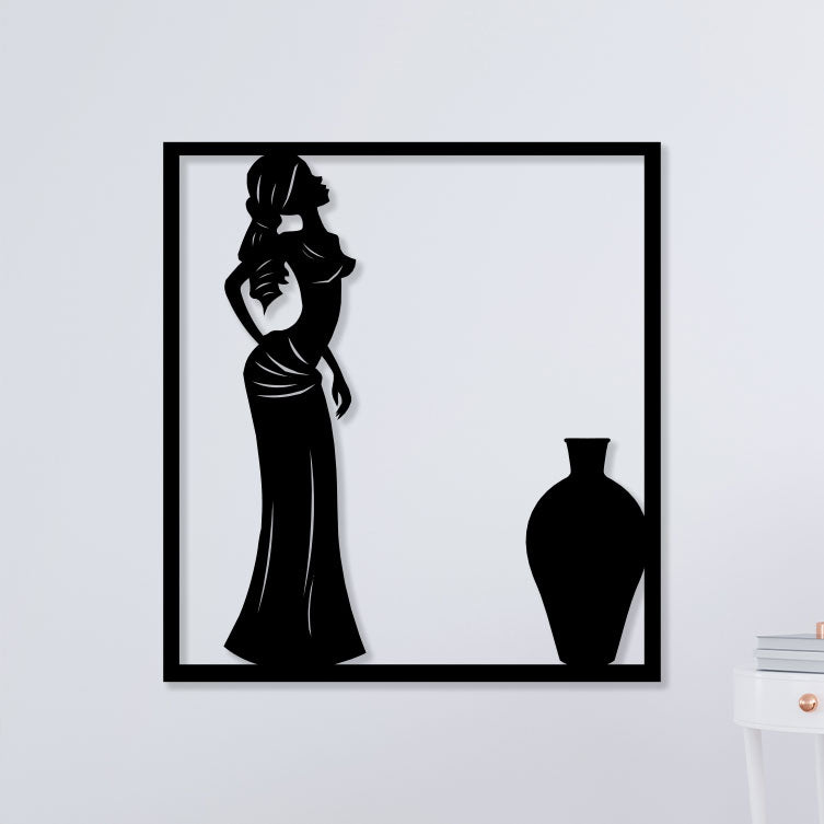 African Women Metal Wall Art