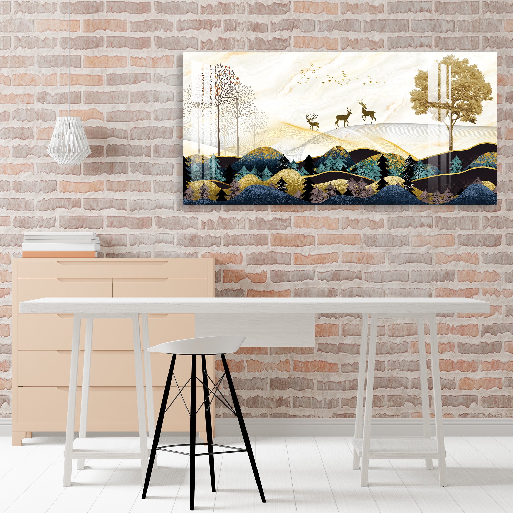 Hazy Forest Acrylic Wall Art