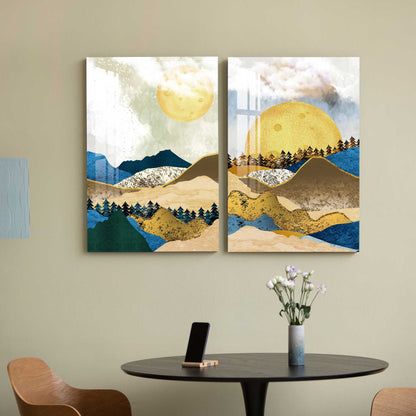 Captivating Scene Acrylic Wall Art (Set Of 2)