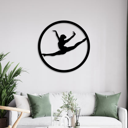 Gymnastics Metal Wall Art