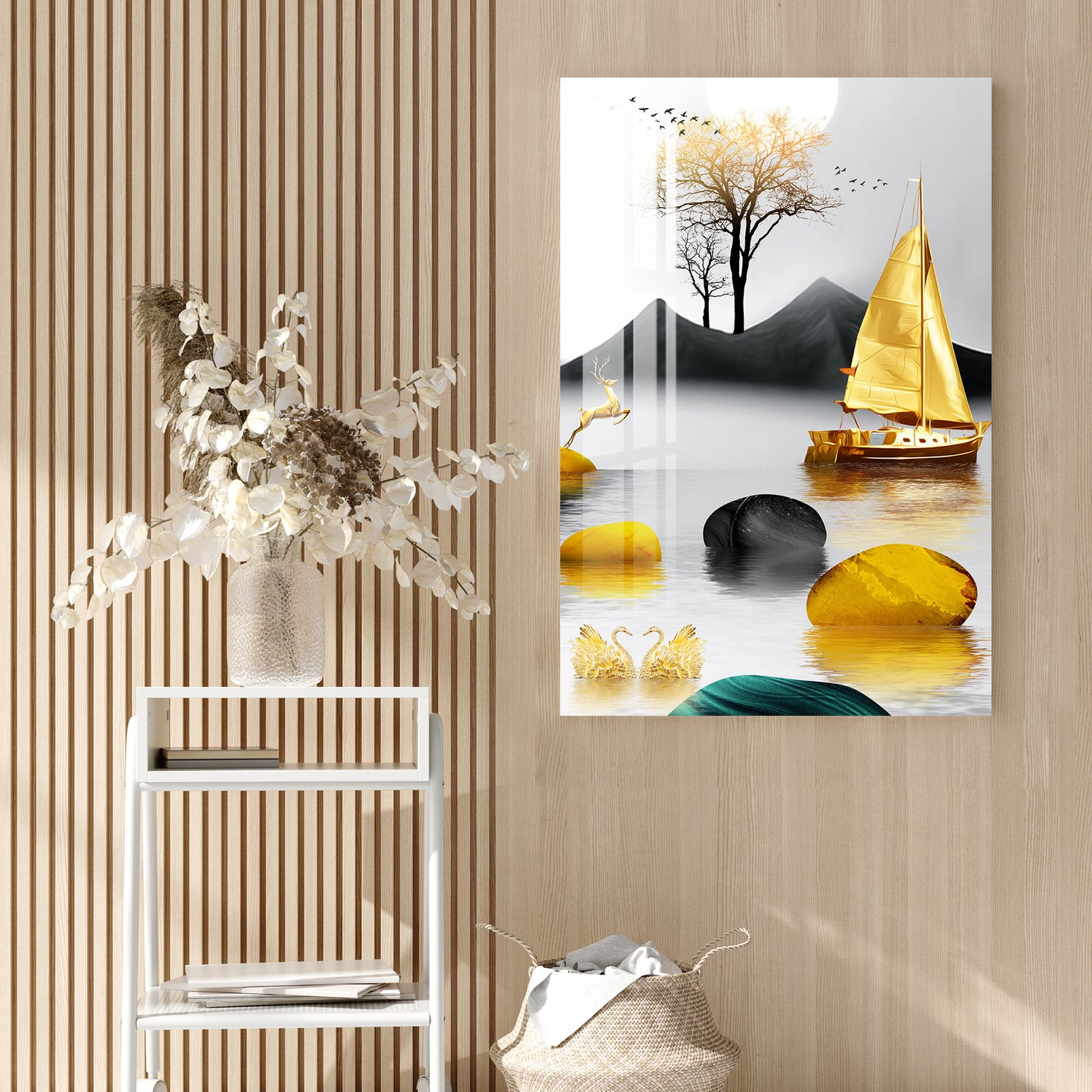 Golden Morning Acrylic Wall Art