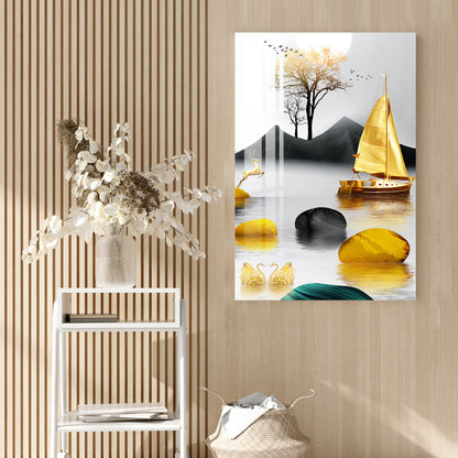 Golden Morning Acrylic Wall Art