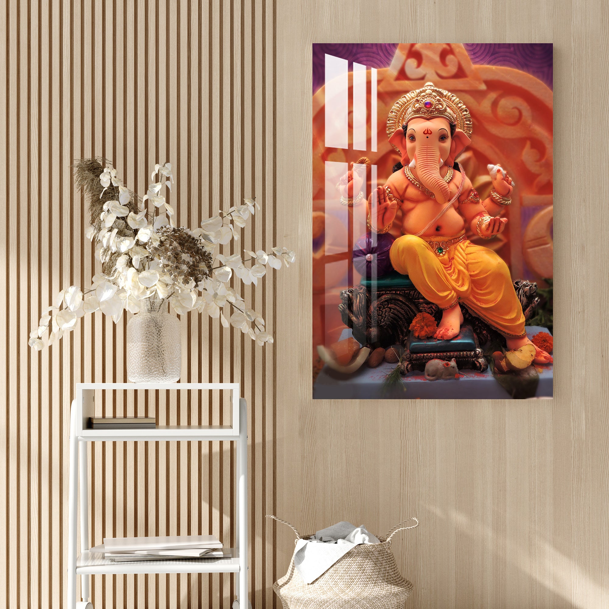 Siddhivinayaka Ganesh Acrylic Wall Art