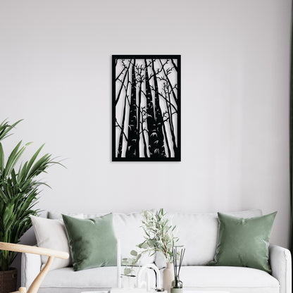 Big Trees Metal Wall Art