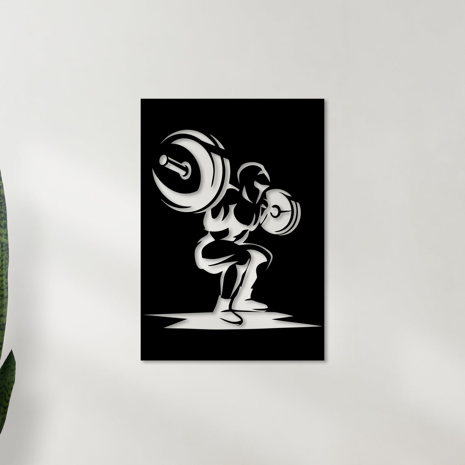 Power Lifting Metal Wall Art