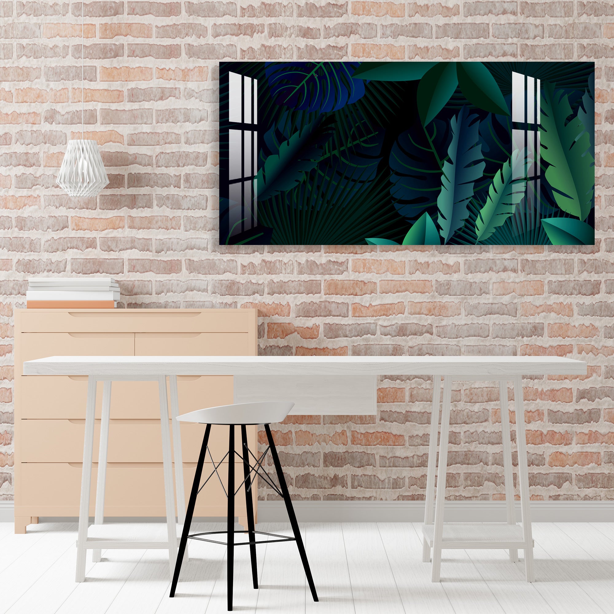 Beautiful Leaves Acrylic Wall Art