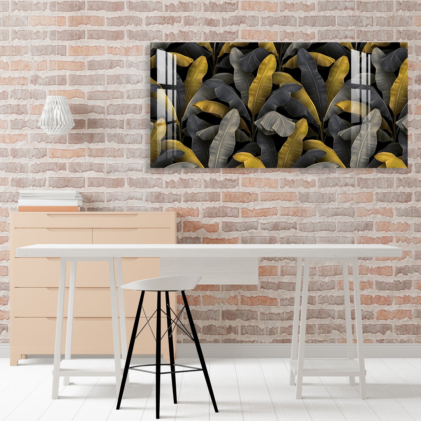 Banana Leaves Acrylic Wall Art