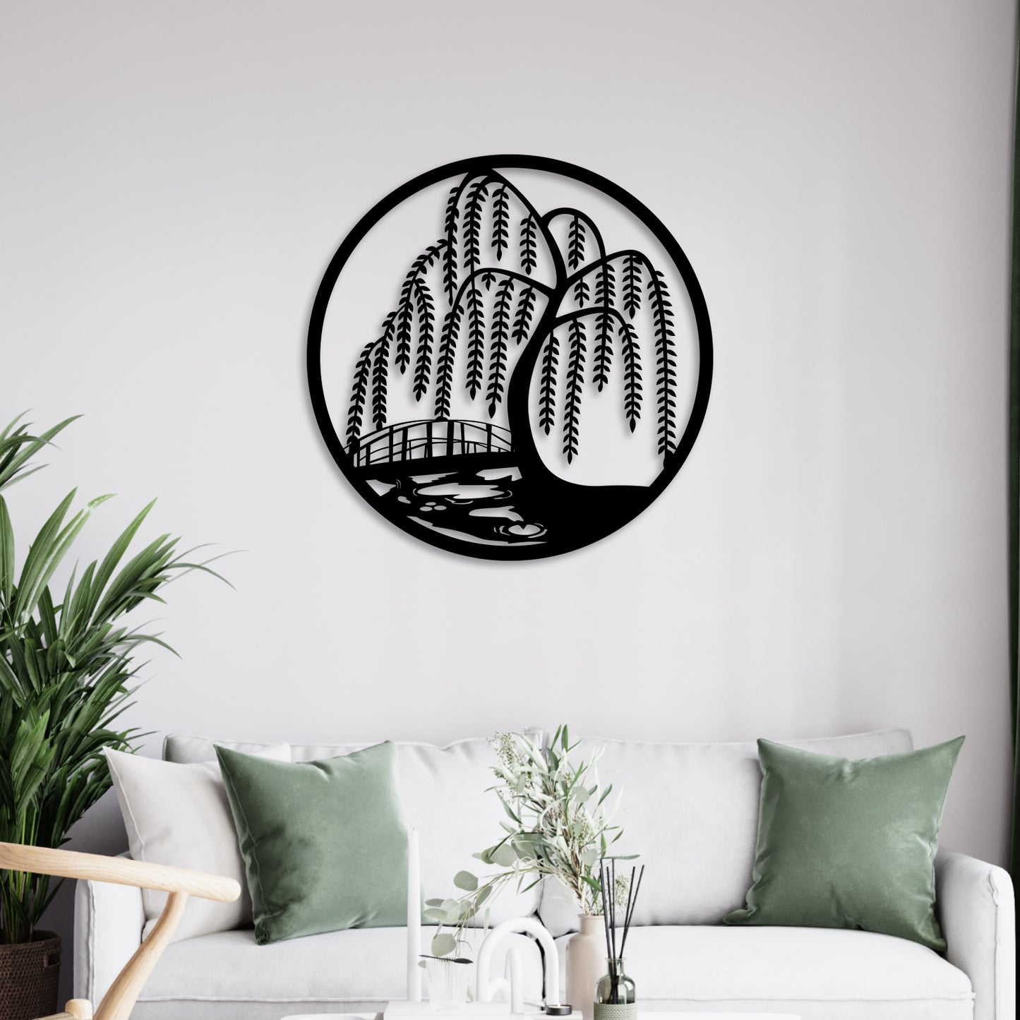 Riverside Scenery Metal Wall Art