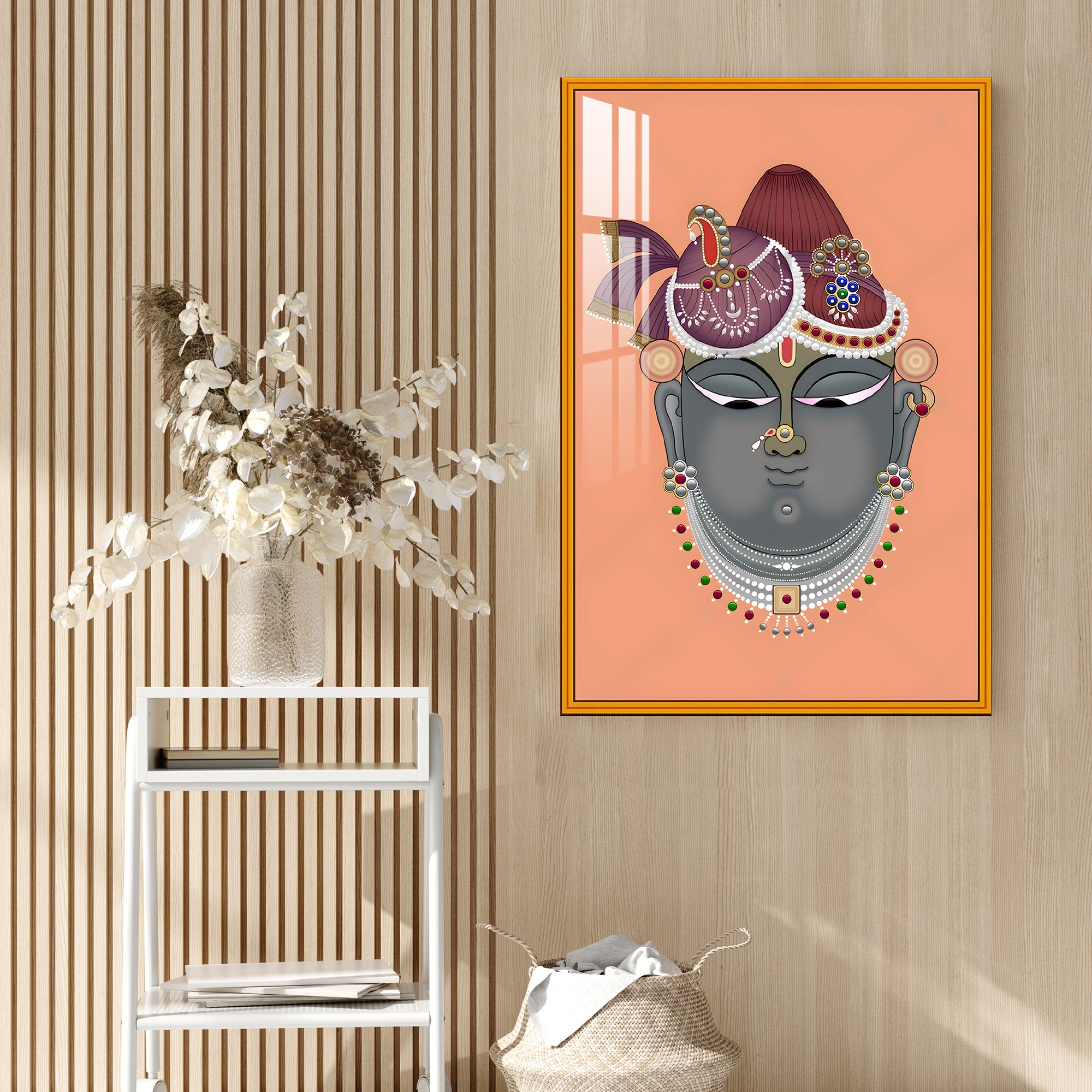 Shreenath Ji Acrylic Wall Art
