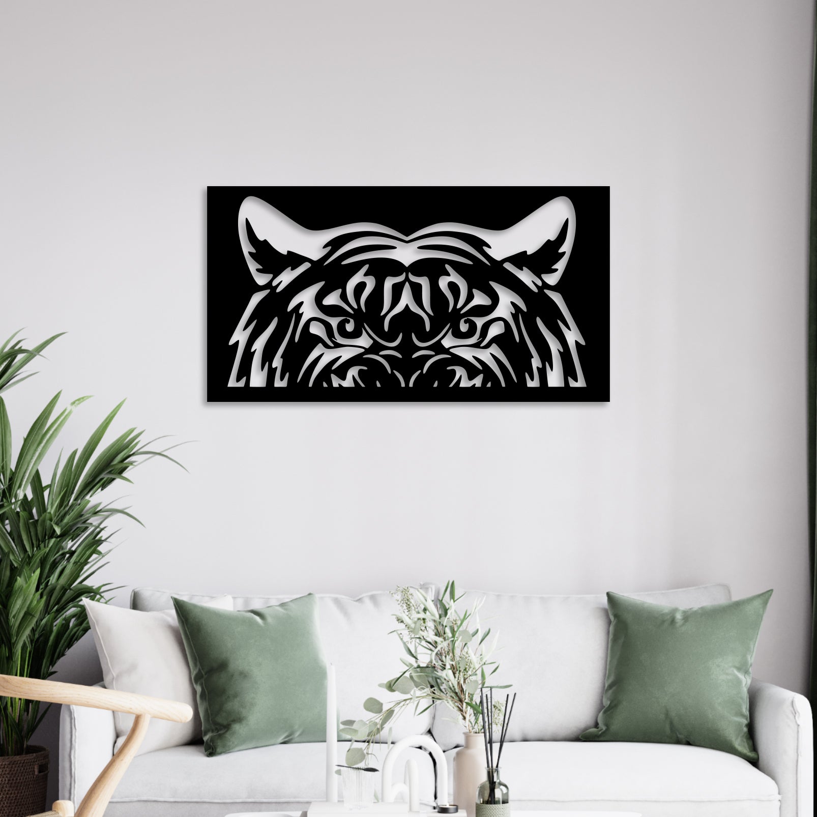 Owl Eyes Metal Wall Art