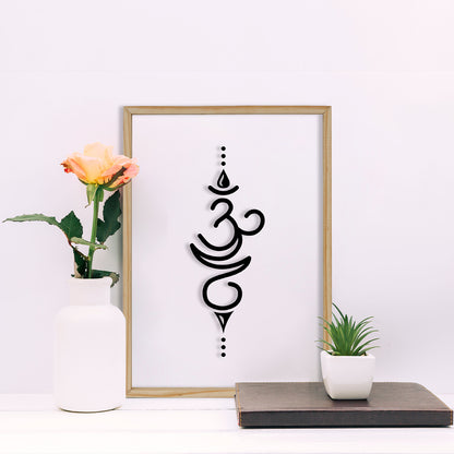 Attractive OM Sign Acrylic Frame