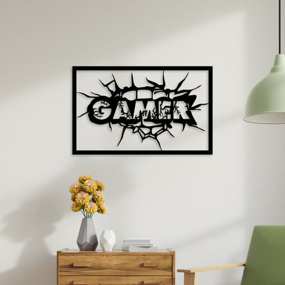 Gamer Metal Wall Art