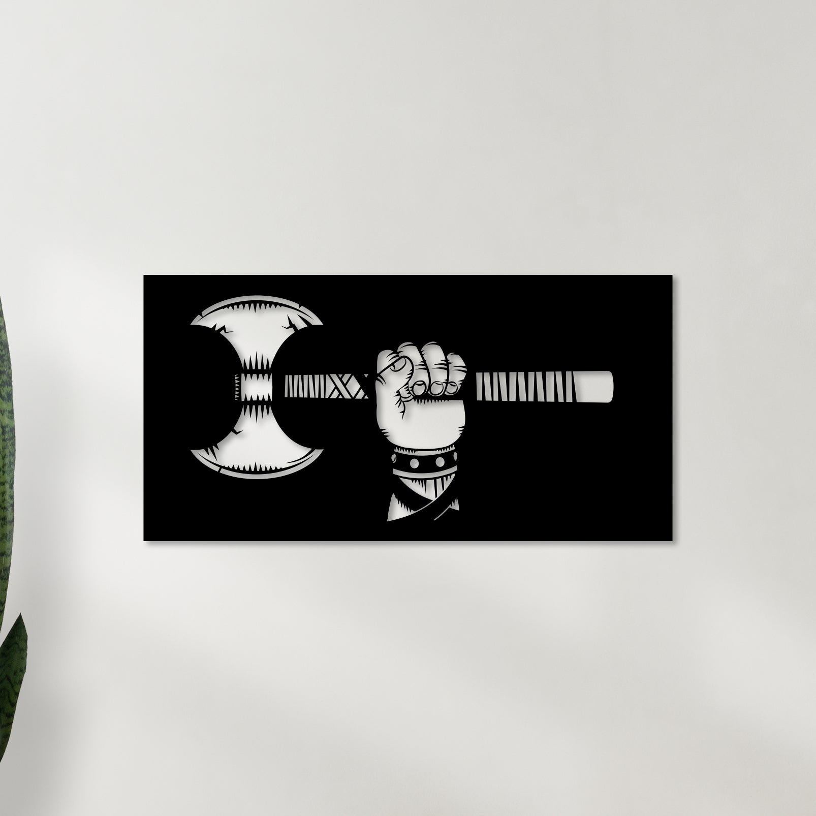 Persian Axe Metal Wall Art