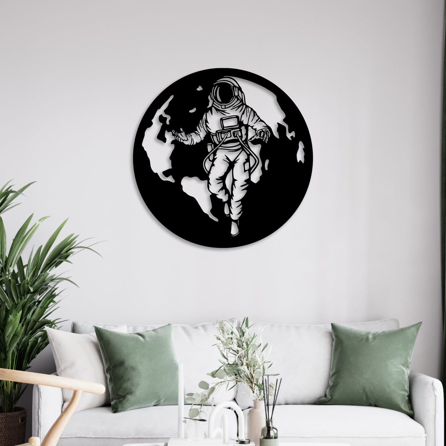 Astronaut Metal Wall Art