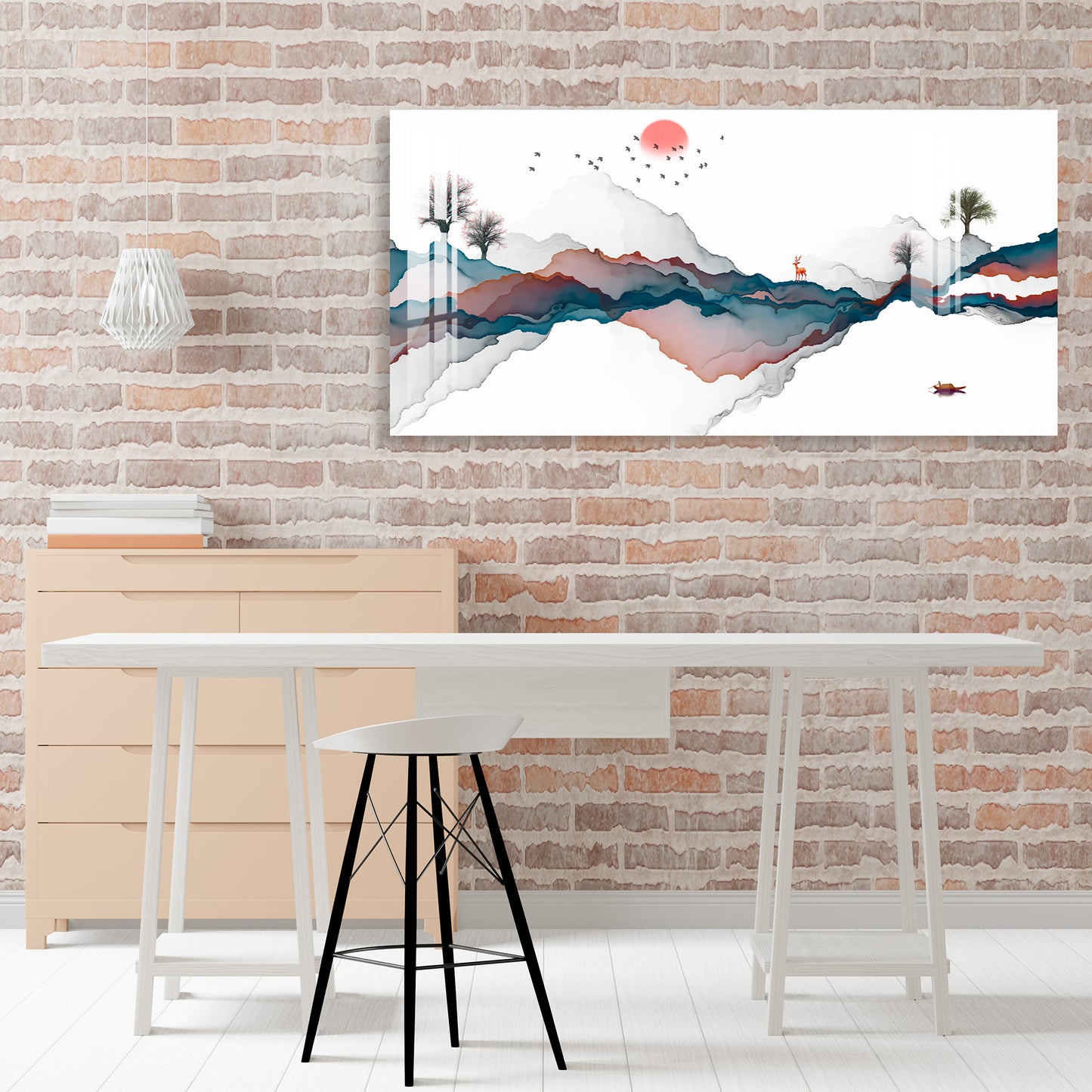 Morning Scenery Acrylic Wall Art