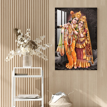 Krishna & Radha Beautiful Acrylic Wall Art